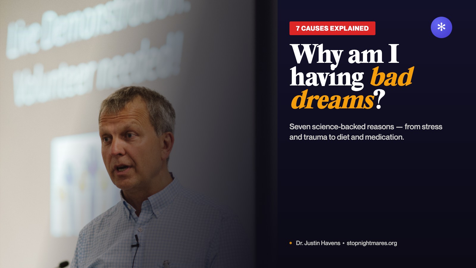 Why Am I Having Bad Dreams? 7 Common Causes Explained | Stop Nightmares